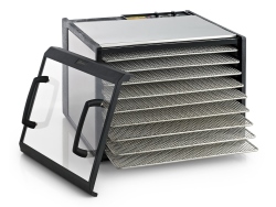Excalibur D900CDSHD 9-Tray Clear Door Stainless Steel Dehydrator