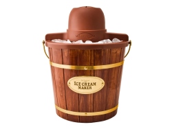 Nostalgia ICMW400 Vintage Collection Wood Bucket Ice Cream Maker
