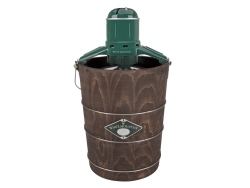 White Mountain PBWMIME612-SHP Appalachian Series Wooden Bucket Ice Cream Maker